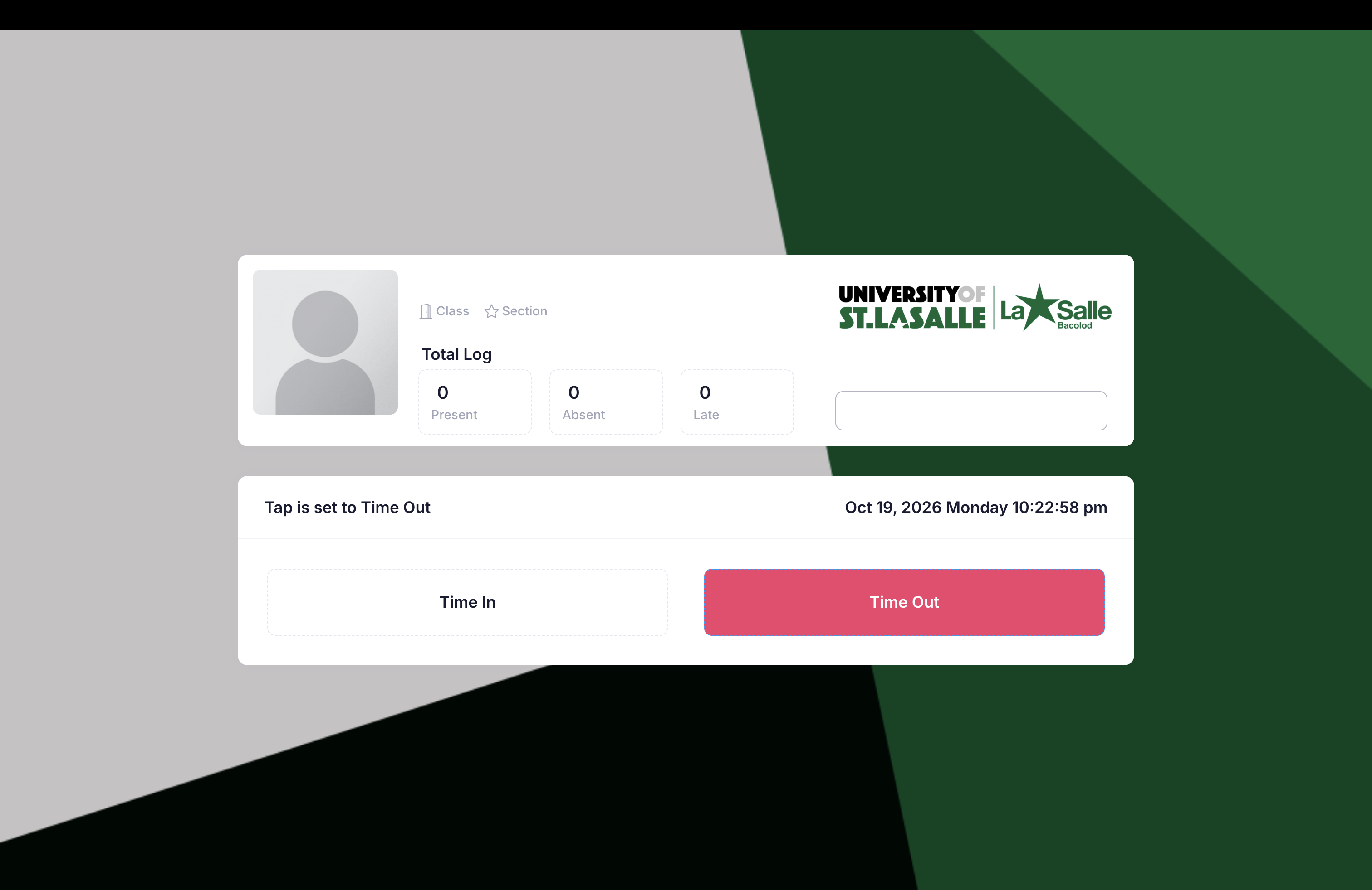 RFID School System project screenshot