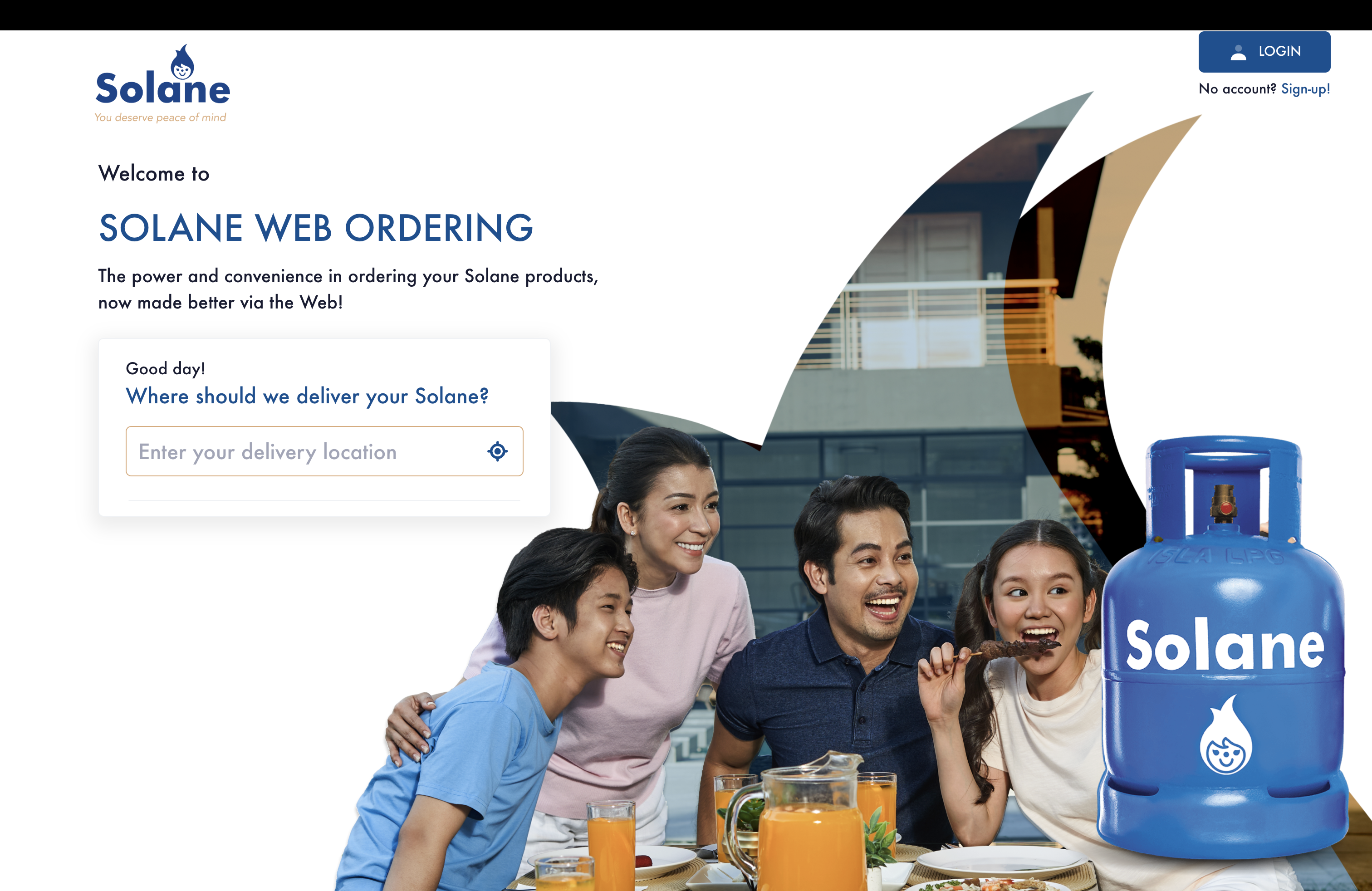 Web Ordering Platform project screenshot